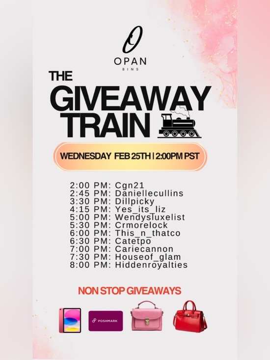 Meet the Posher Other - Show Title: Non Stop Givys - Opan Bins Giveaway Train